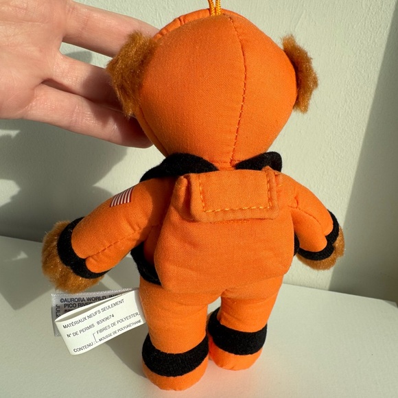 NASA Astronaut Spaceman Bear Plush Ornament - Picture 7 of 9